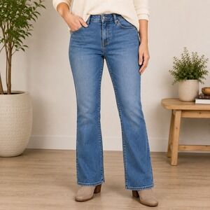 Converse One Star Womens Blue Straight Leg Mid Rise Jeans Size 12